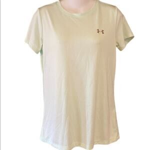 Under Armour loose fit heat gear Womens Small mint green short sleeve T-shirt